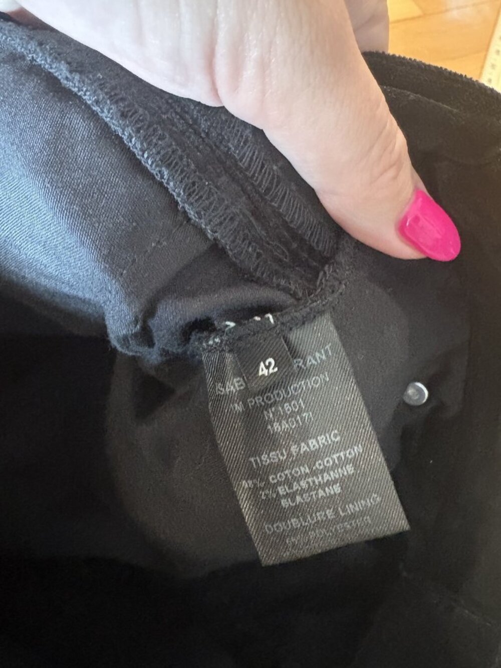 Isabel marant Size 42 Velvet Straight Leg Pants - Picture 3 of 3